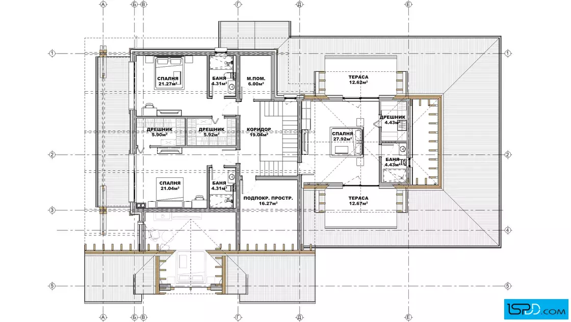 План на втори етаж План на втори етаж