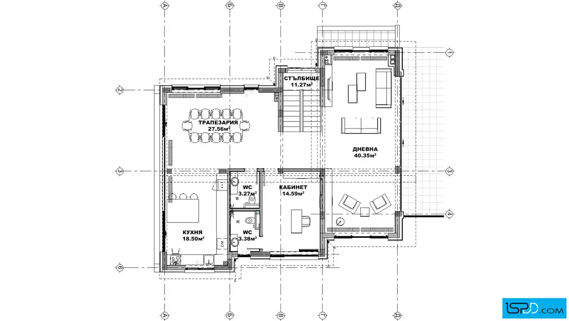 План на втори етаж