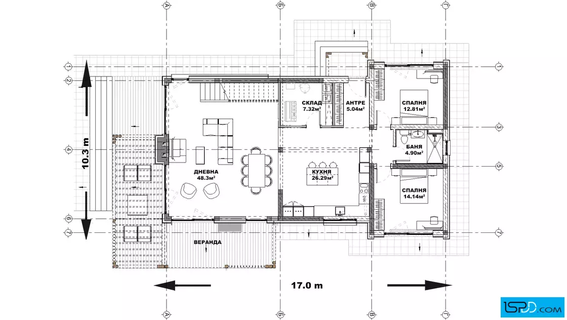 План на първи етаж