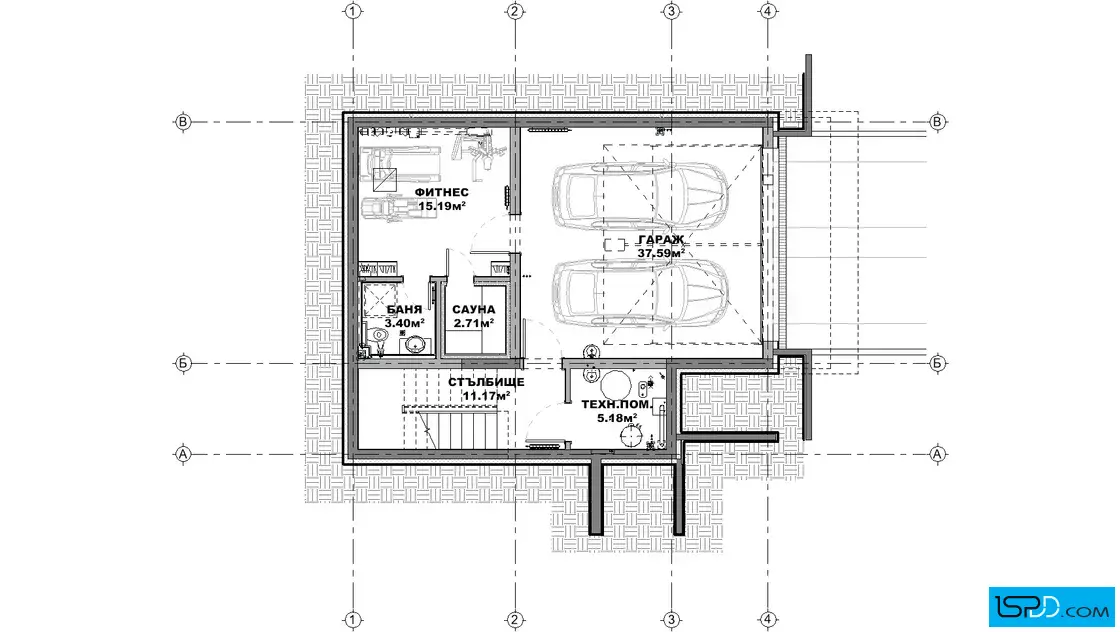 План на подземен етаж