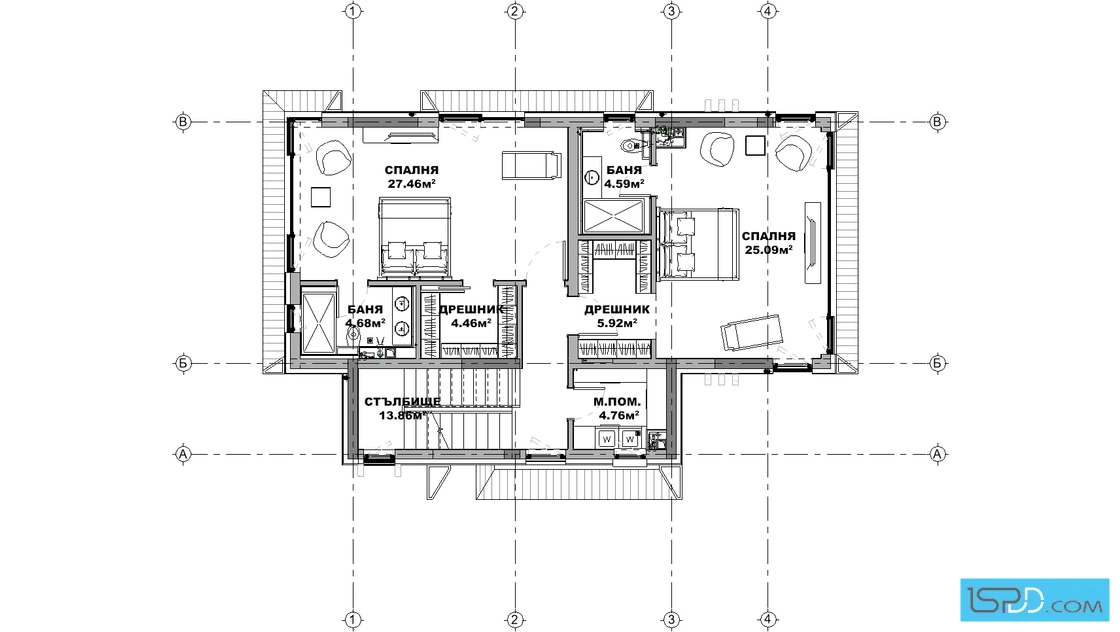 План на втори етаж