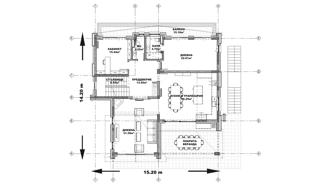 План на първи етаж
