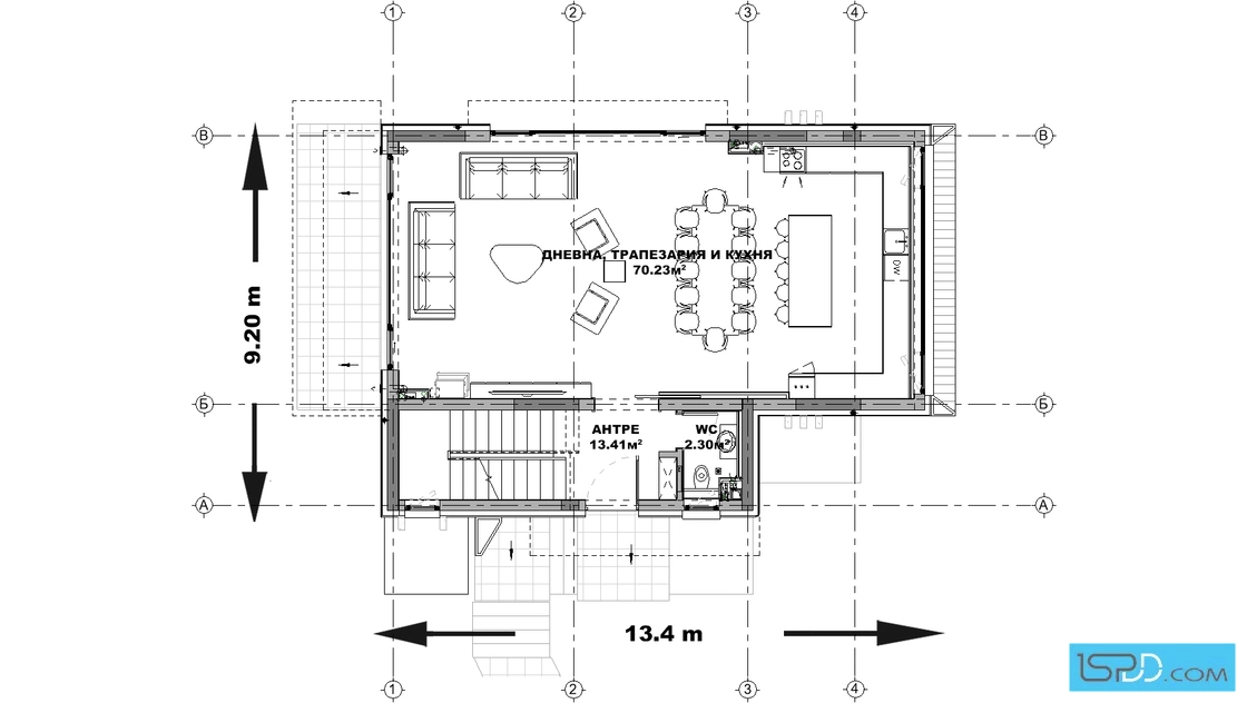 План на първи етаж