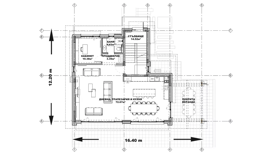План на първи етаж