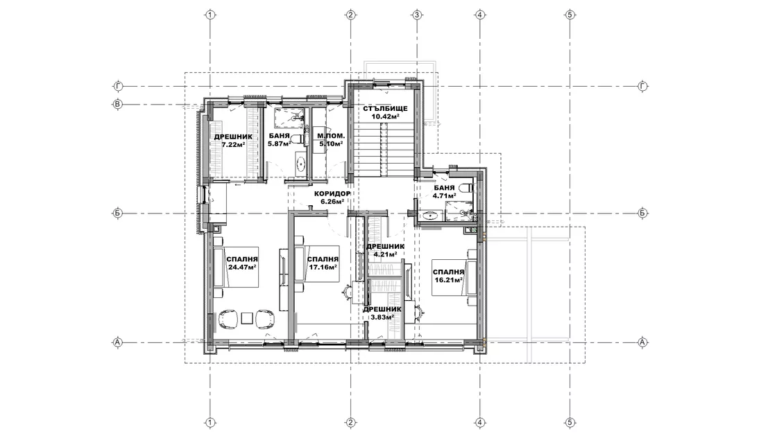 План на втори етаж