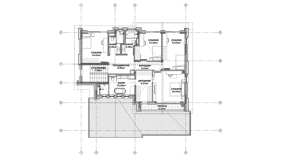План на втори етаж