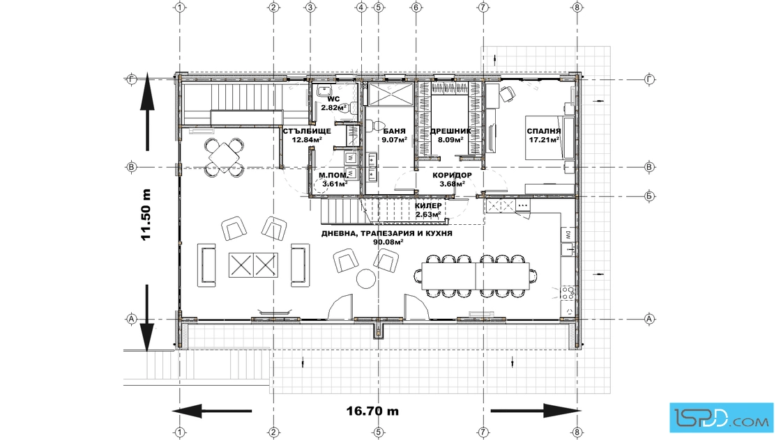 План на първи етаж