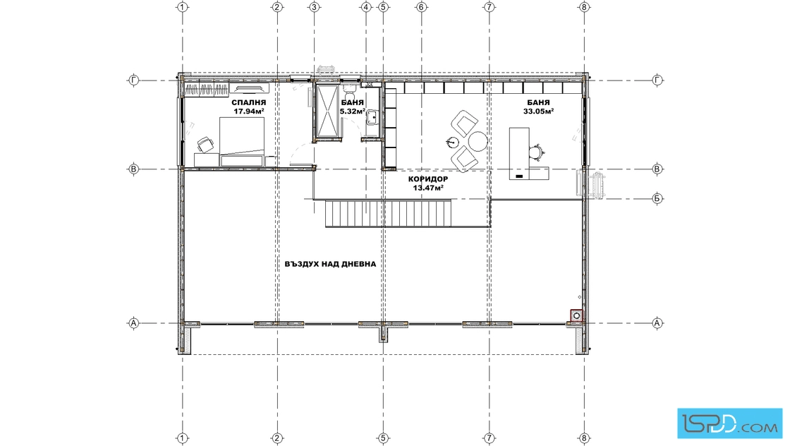 План на втори етаж