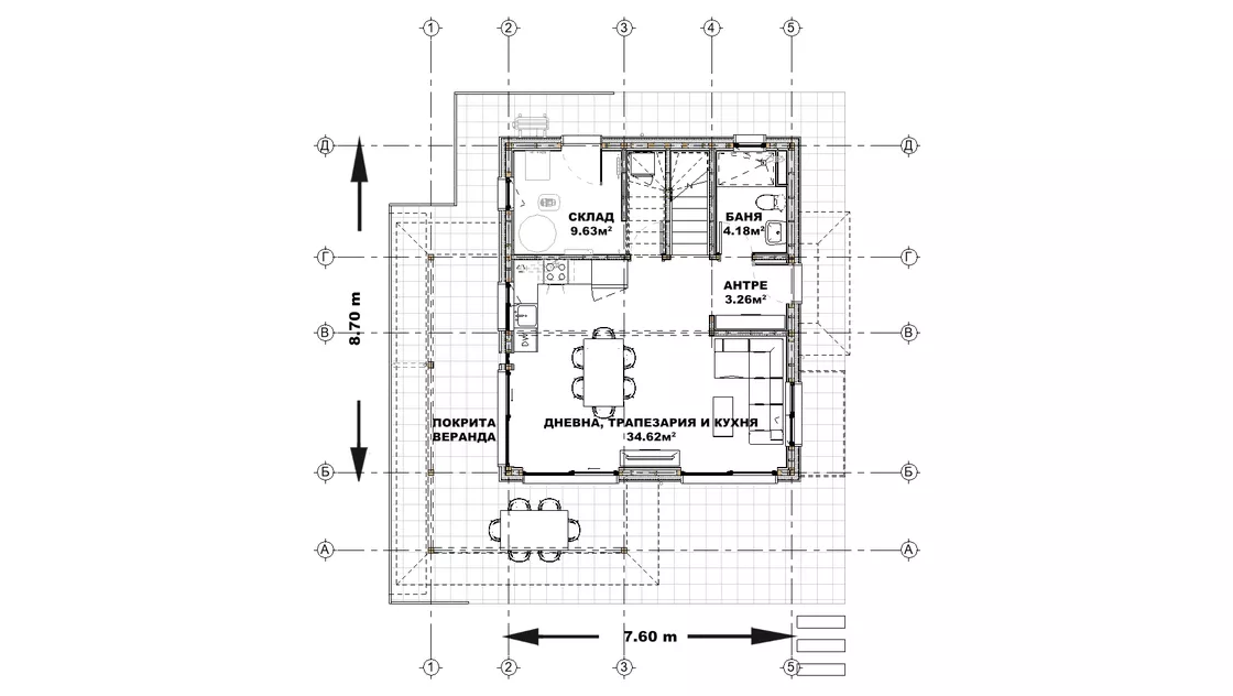 План на първи етаж