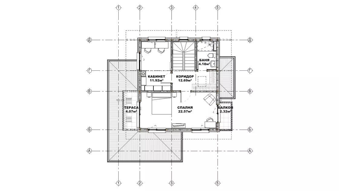 План на втори етаж