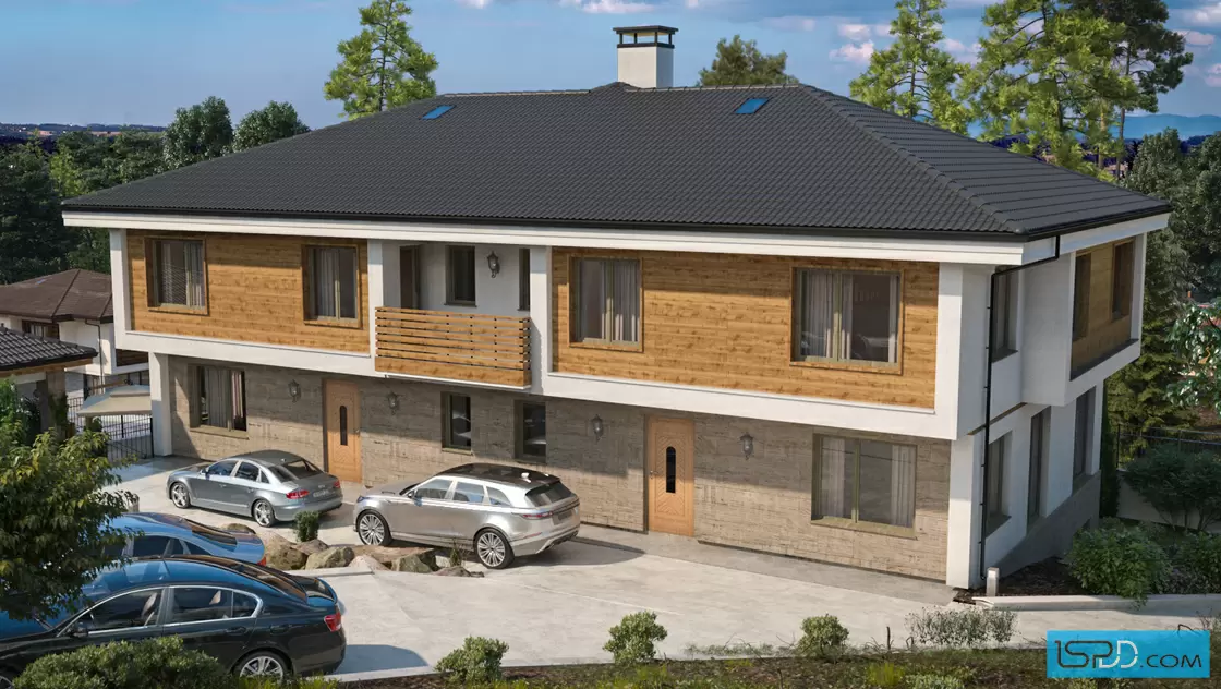 Проект на къща в с. Лозен