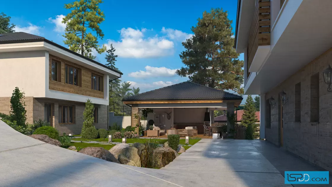 Проект на къща в с. Лозен