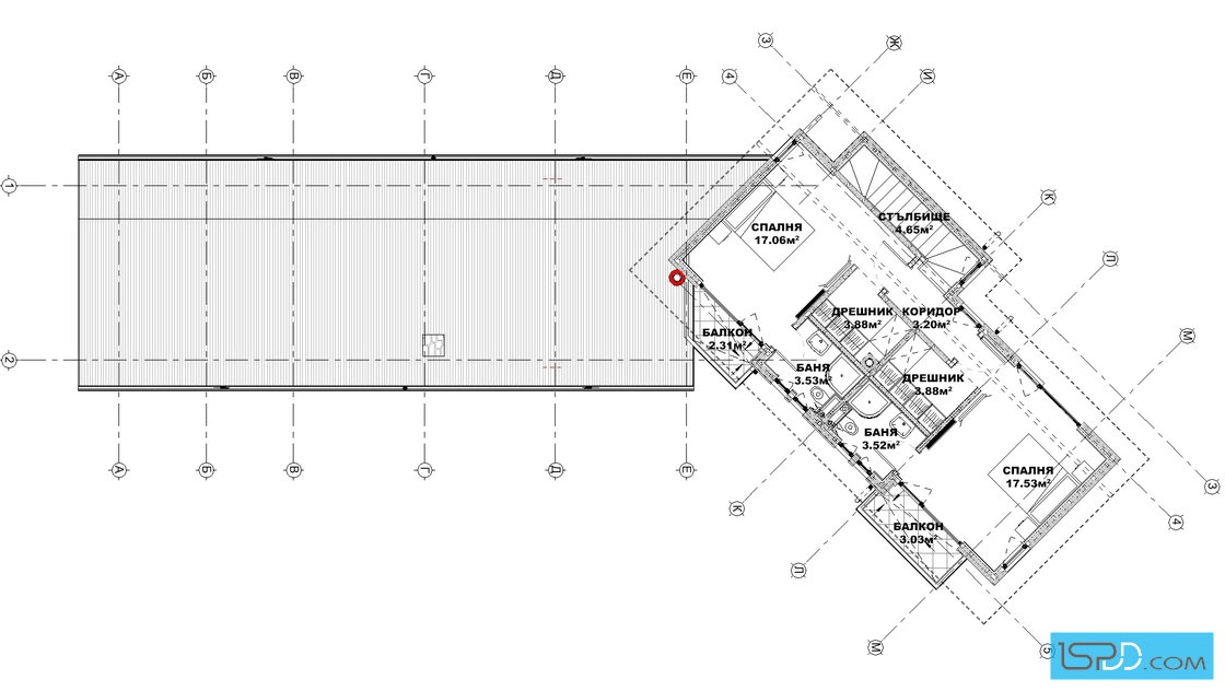 План на втори етаж