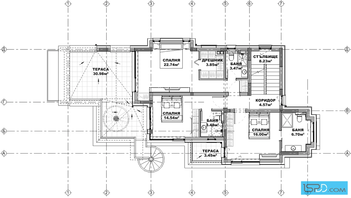 План на втори етаж