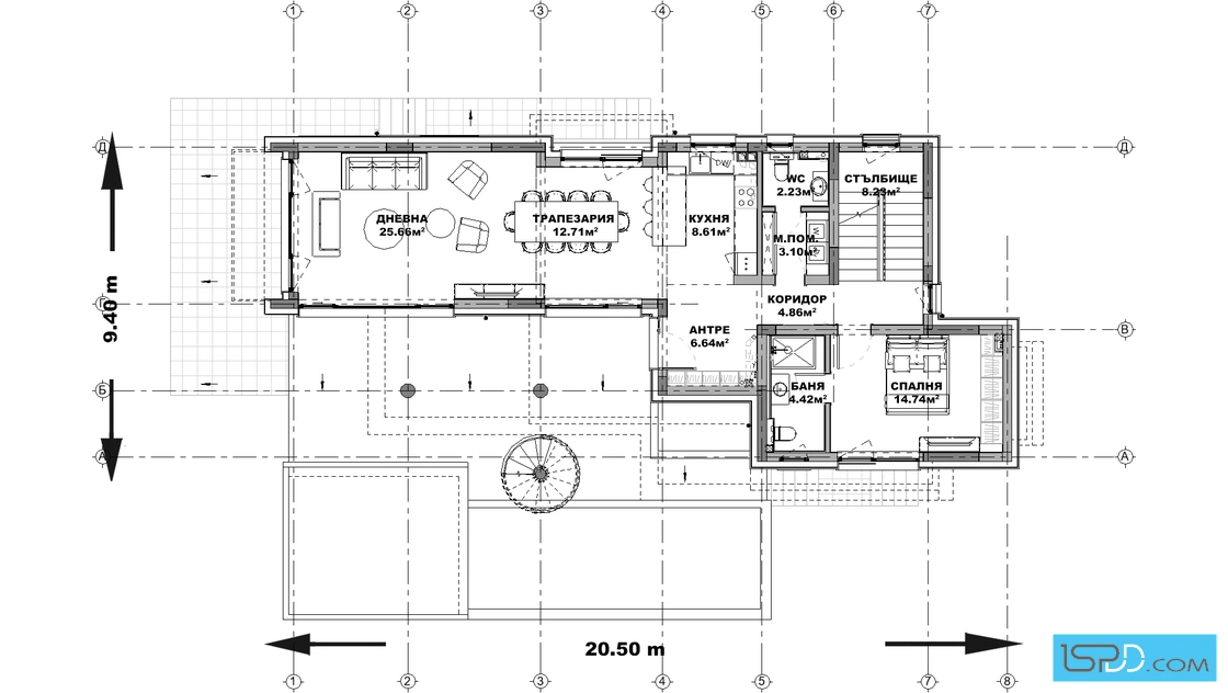 План на първи етаж
