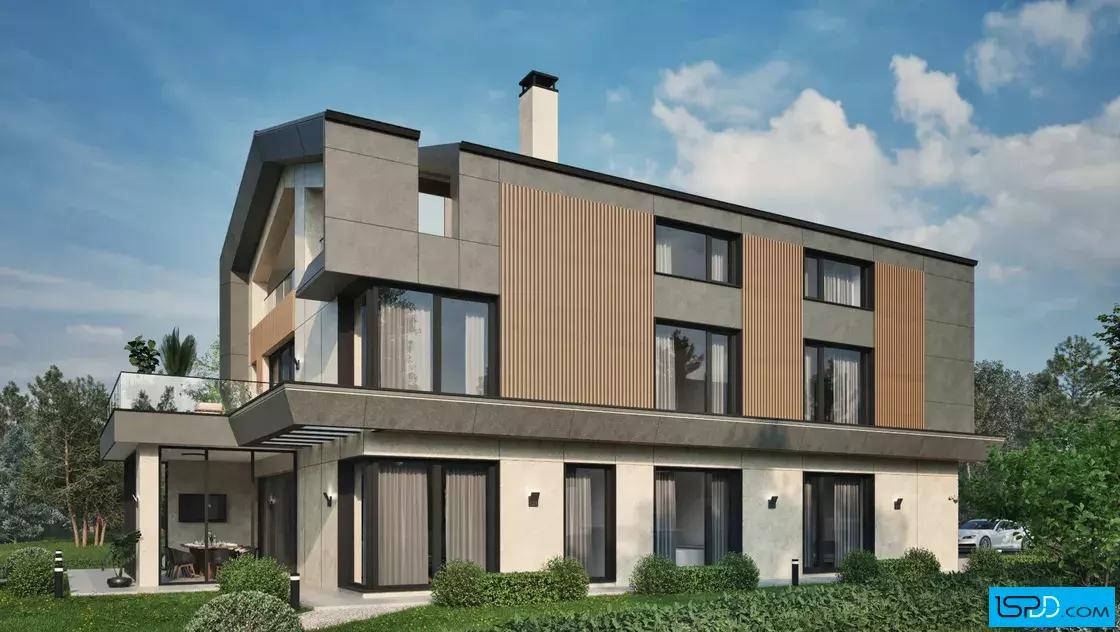 Проект на къща в гр. Правец — Допълнителна визуализация 3