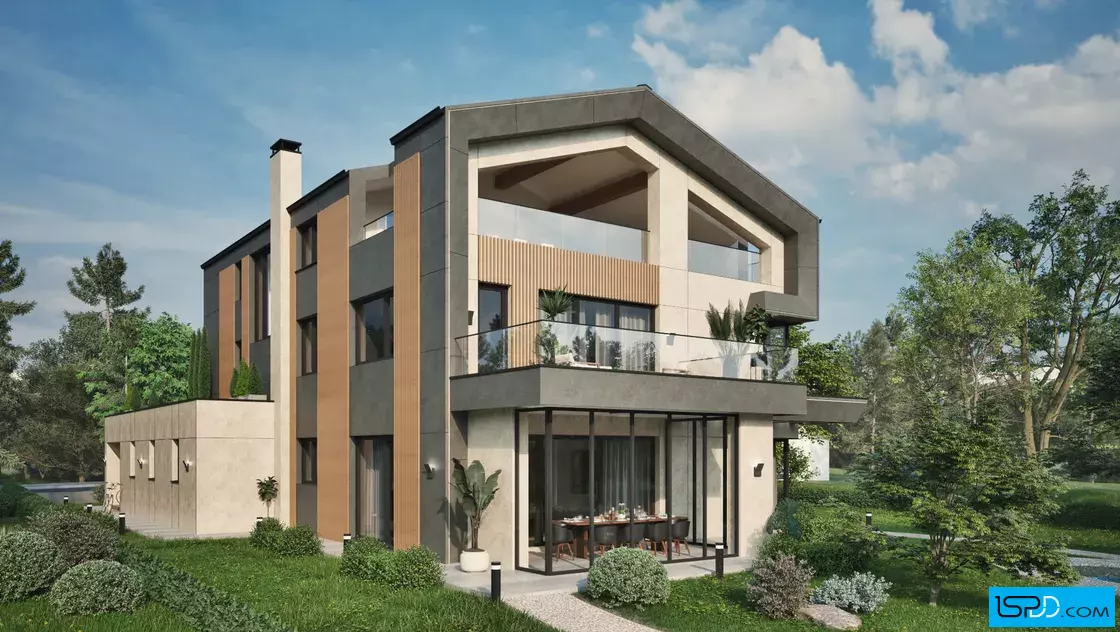 Проект на къща в гр. Правец — Допълнителна визуализация 7