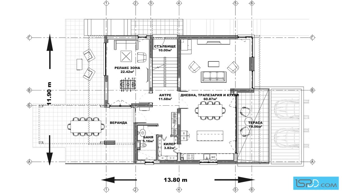 План на първи етаж