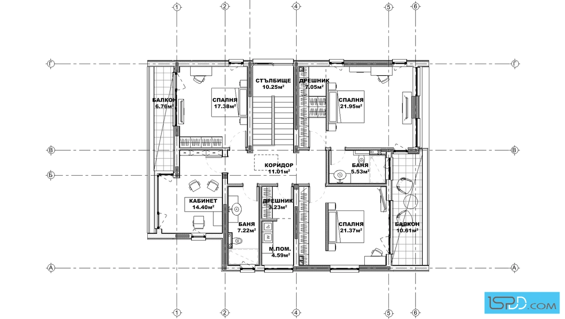 План на втори етаж