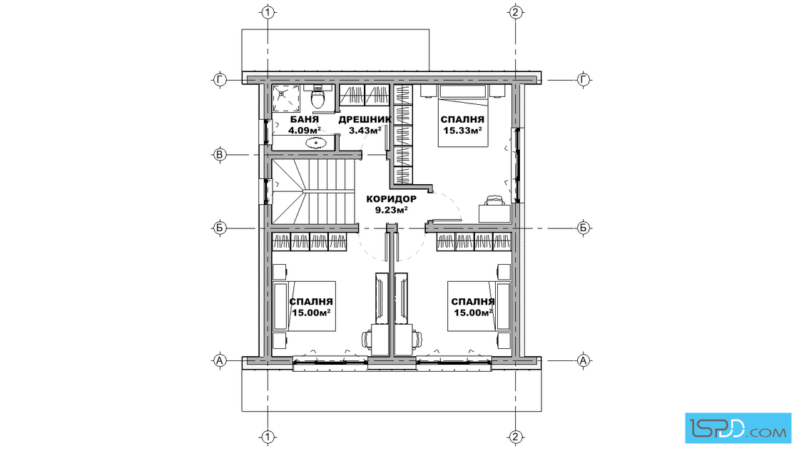 План на втори етаж