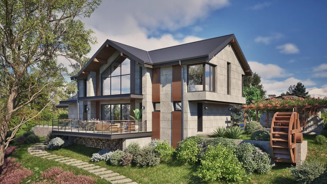 Проект на къща в с. Стар Кръвеник