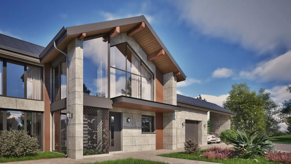 Проект на къща в с. Стар Кръвеник