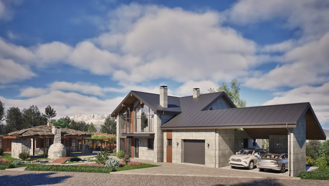 Проект на къща в с. Стар Кръвеник