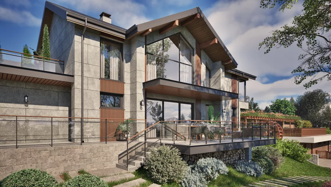 Проект на къща в с. Стар Кръвеник