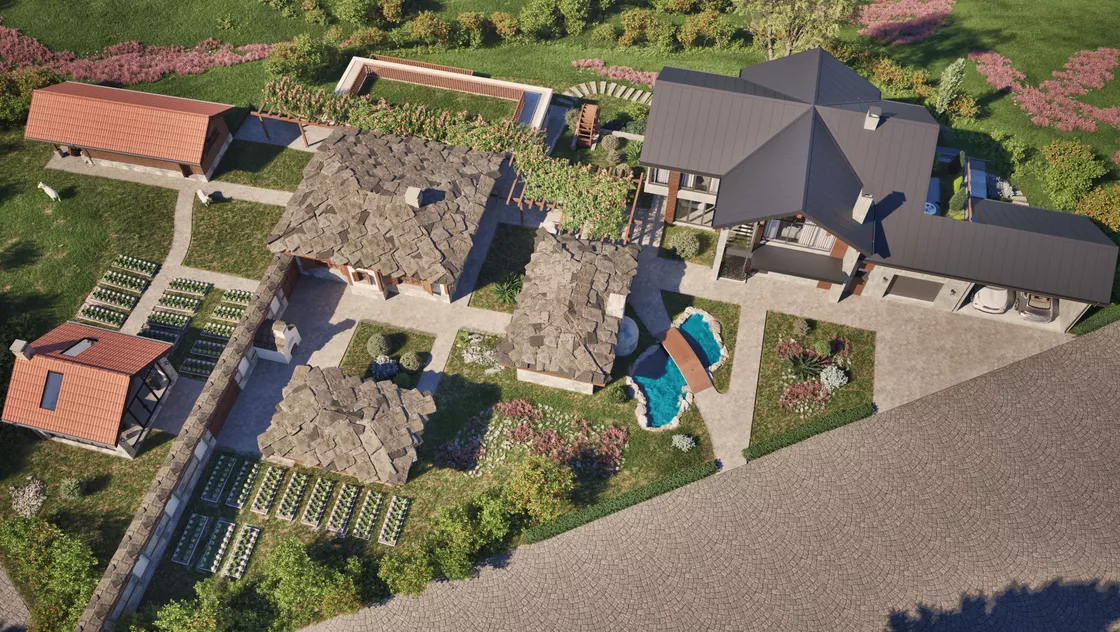 Проект на къща в с. Стар Кръвеник