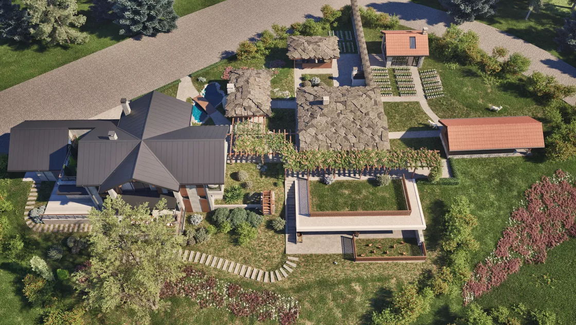 Проект на къща в с. Стар Кръвеник