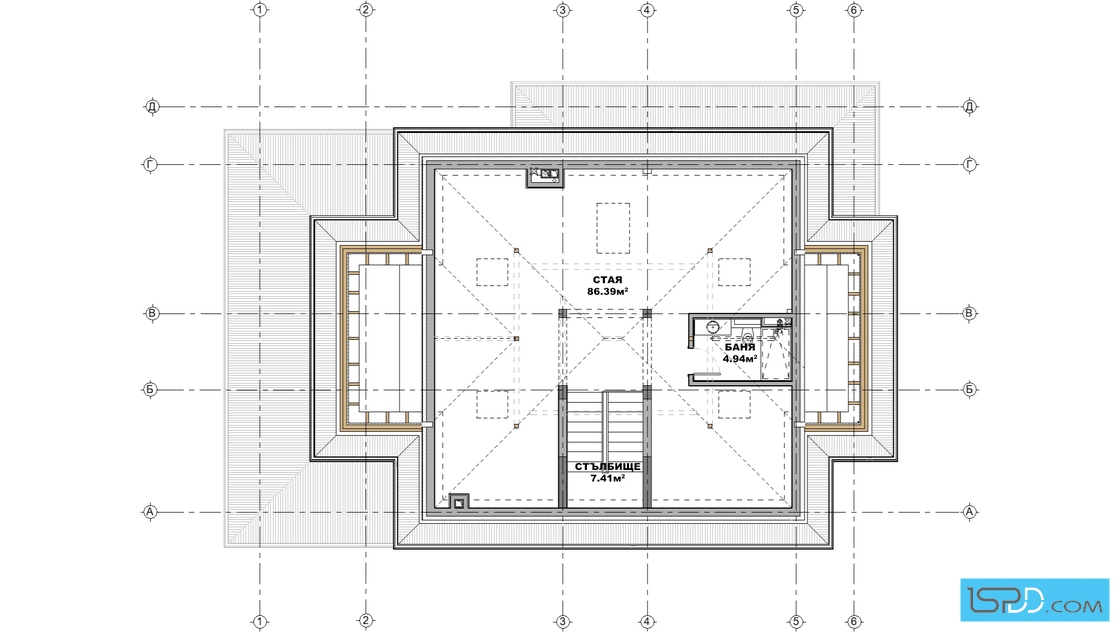 План на трети етаж
