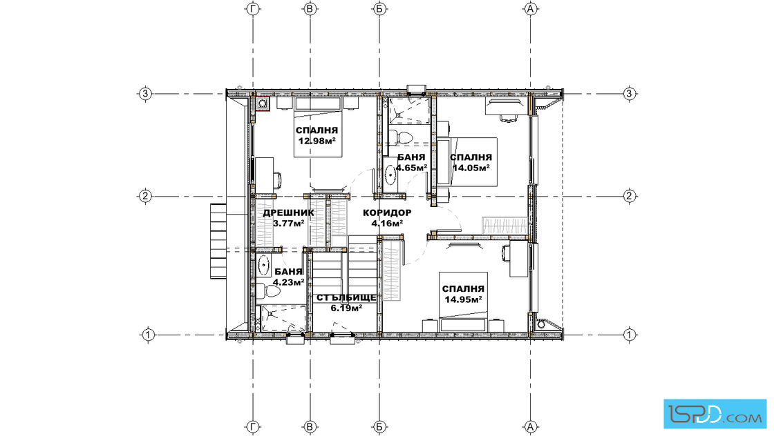 План на втори етаж