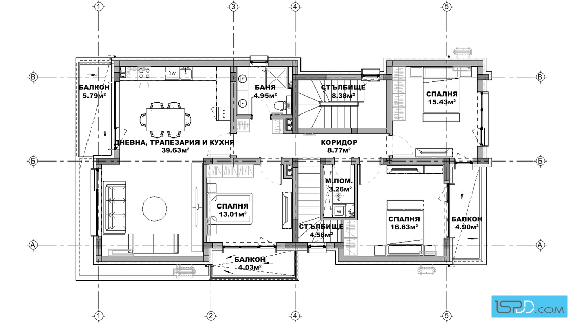 План на втори етаж