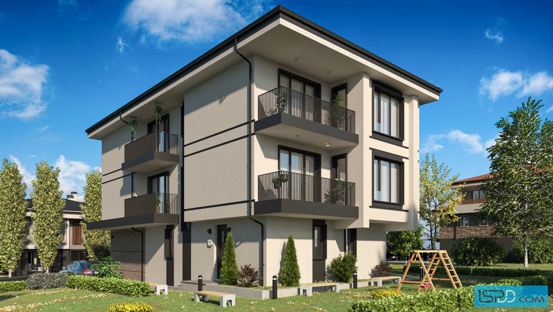 Проект на двуфамилна къща в гр. Айтос