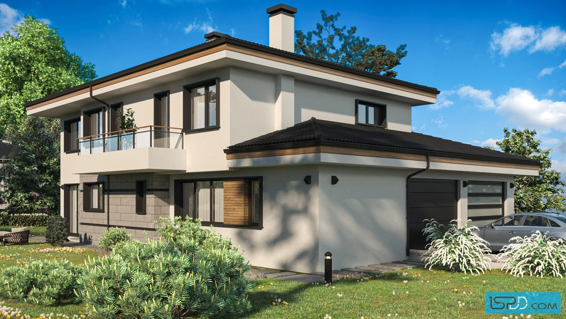 Проект на къща в м. Бонсови Поляни