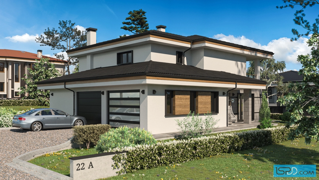 Проект на къща в м. Бонсови Поляни