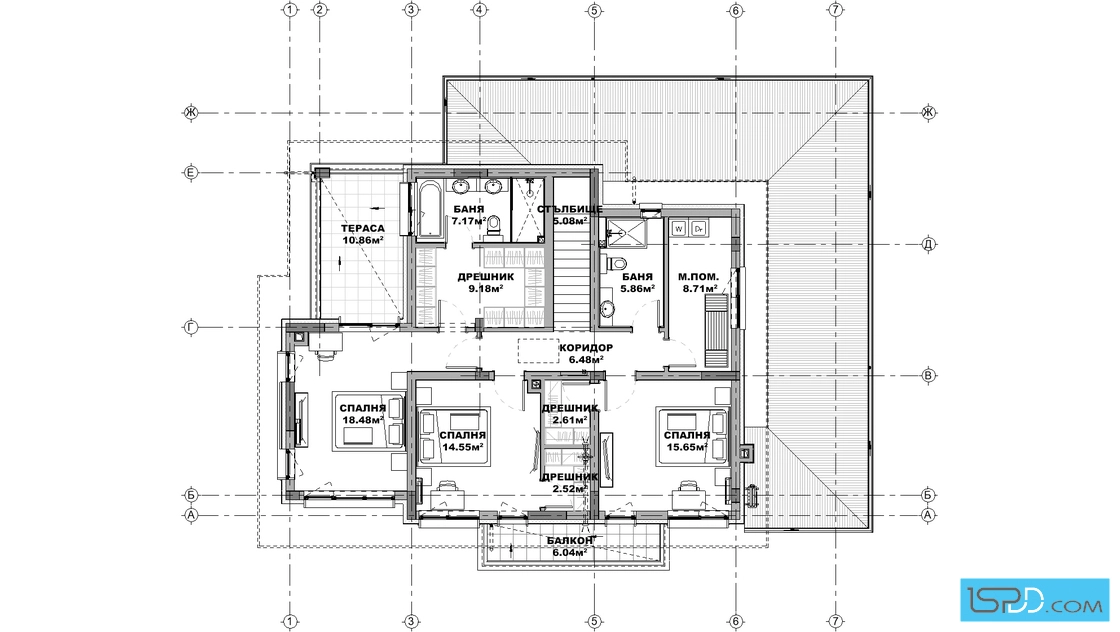 План на втори етаж