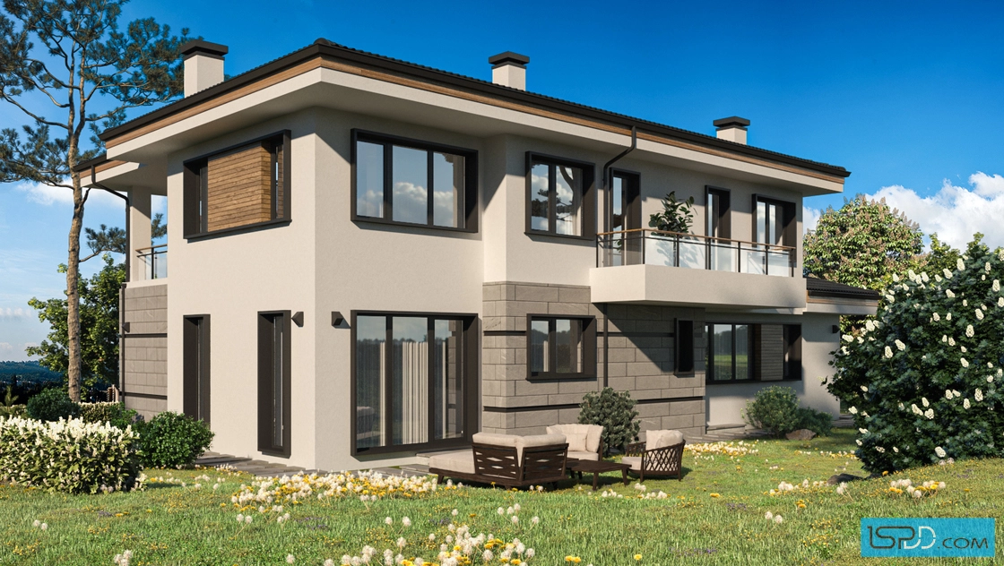 Проект на къща в м. Бонсови Поляни