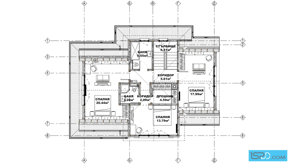 План на втори етаж