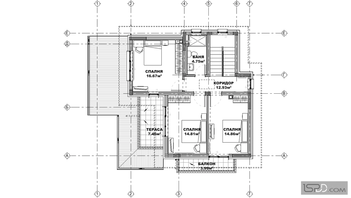 План на втори етаж
