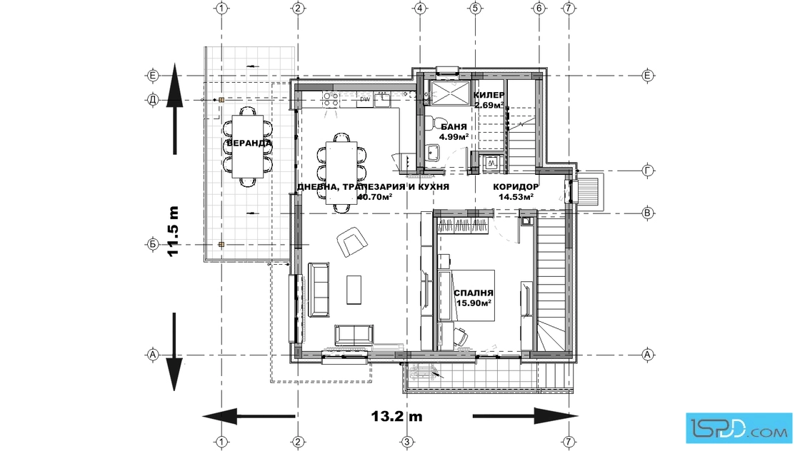 План на първи етаж