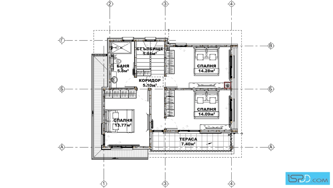 План на втори етаж