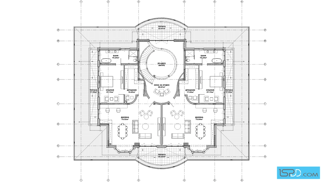 План на втори етаж