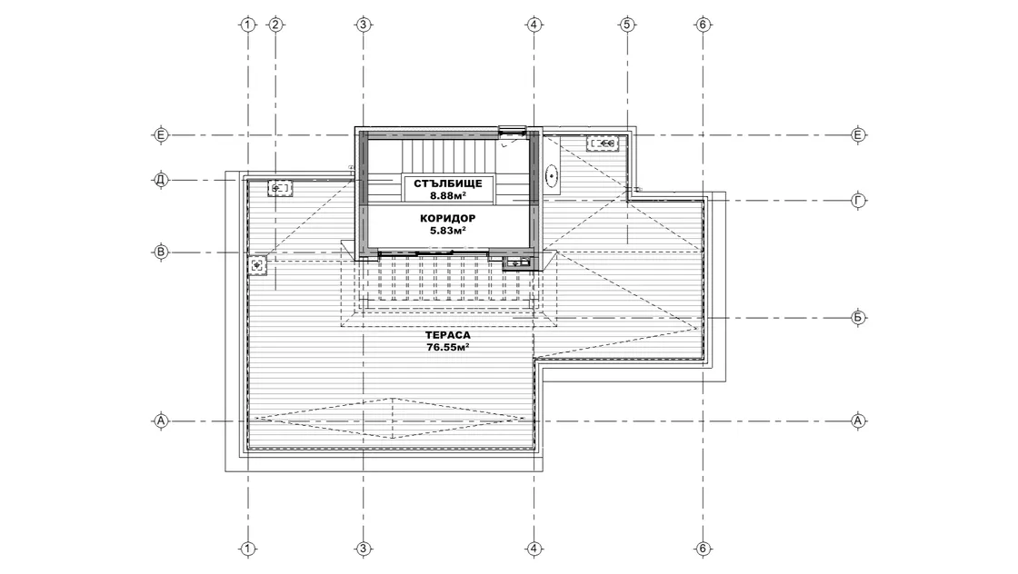 План на трети етаж