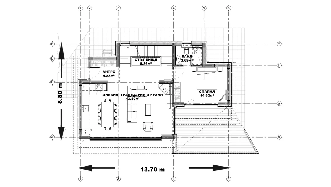 План на първи етаж