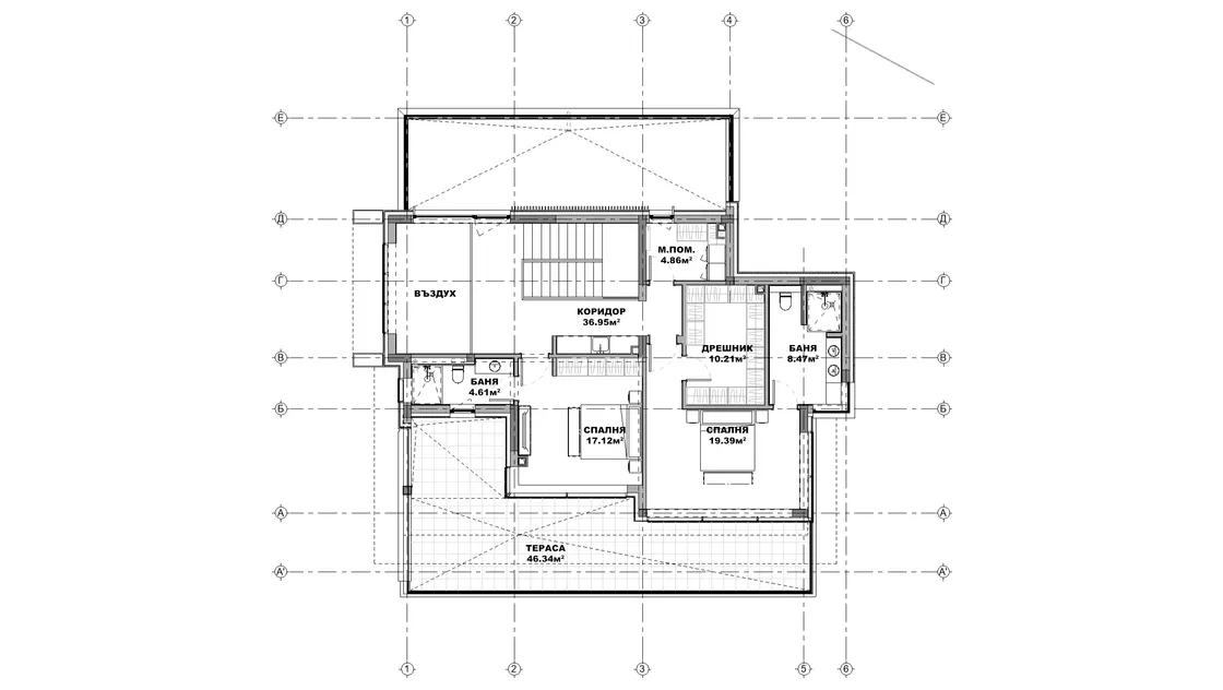 План на втори етаж