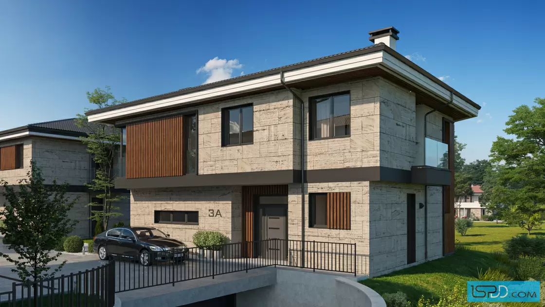 Проект на къща в м. Косанин дол, гр. София