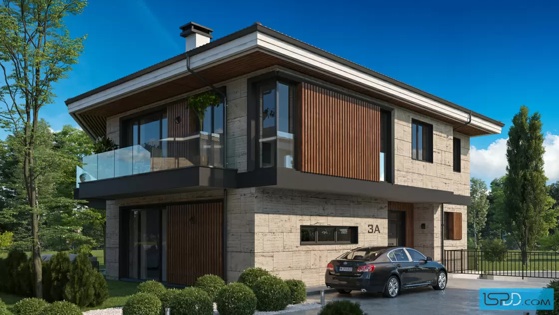 Проект на къща в м. Косанин дол, гр. София