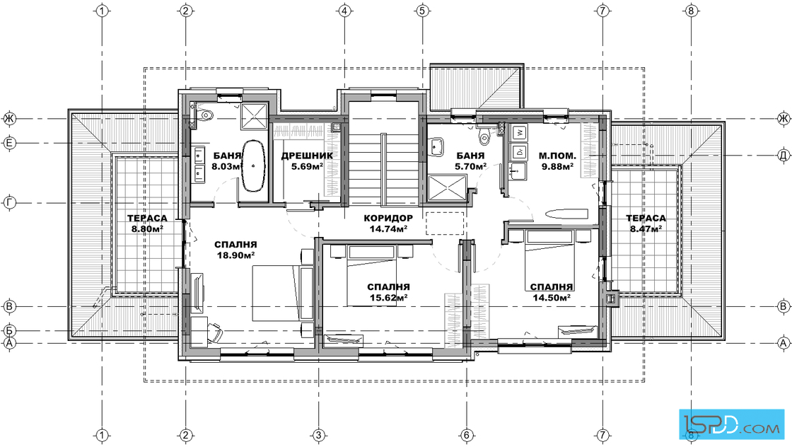 План на втори етаж