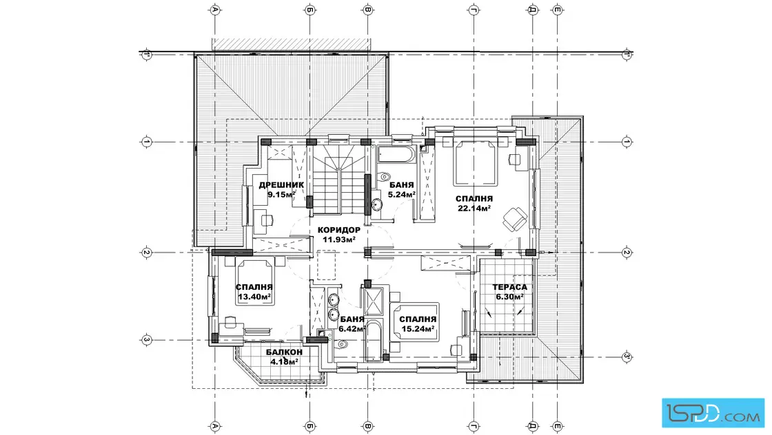 План на втори етаж